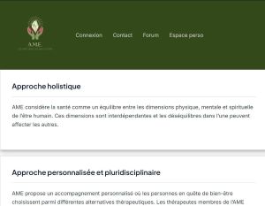 Site Les Artisans du Mieux-être